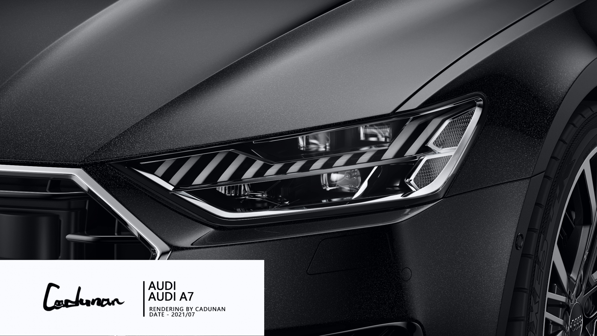 KeyShot渲染 - Audi A7