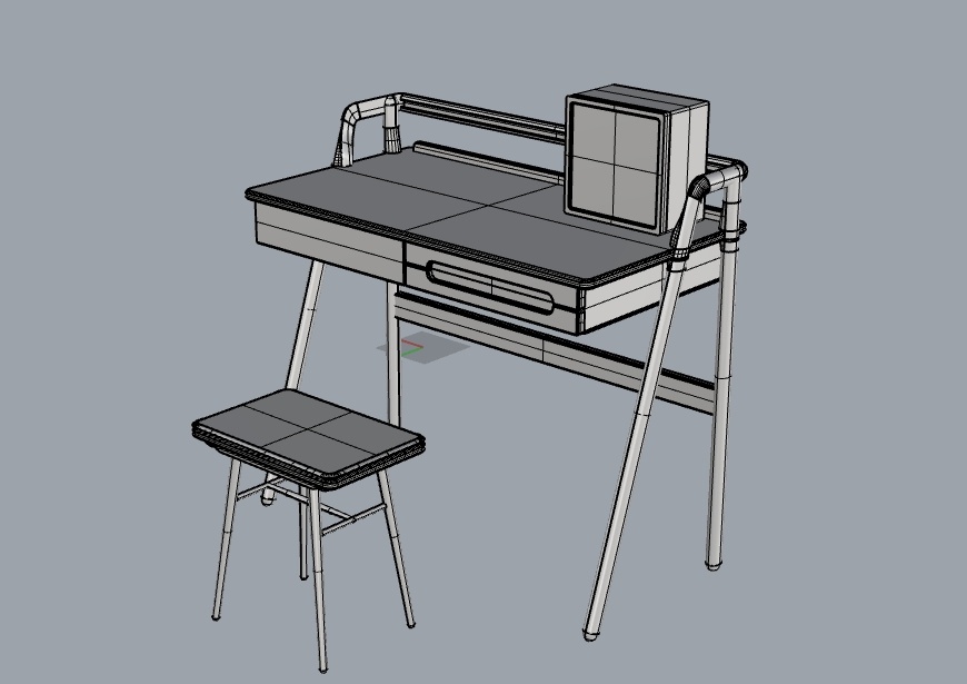 桌子，家具类建模