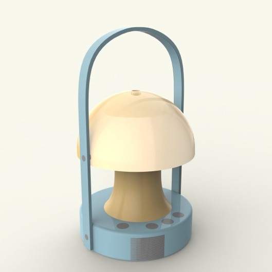 蘑菇 台灯 模型 创意文创