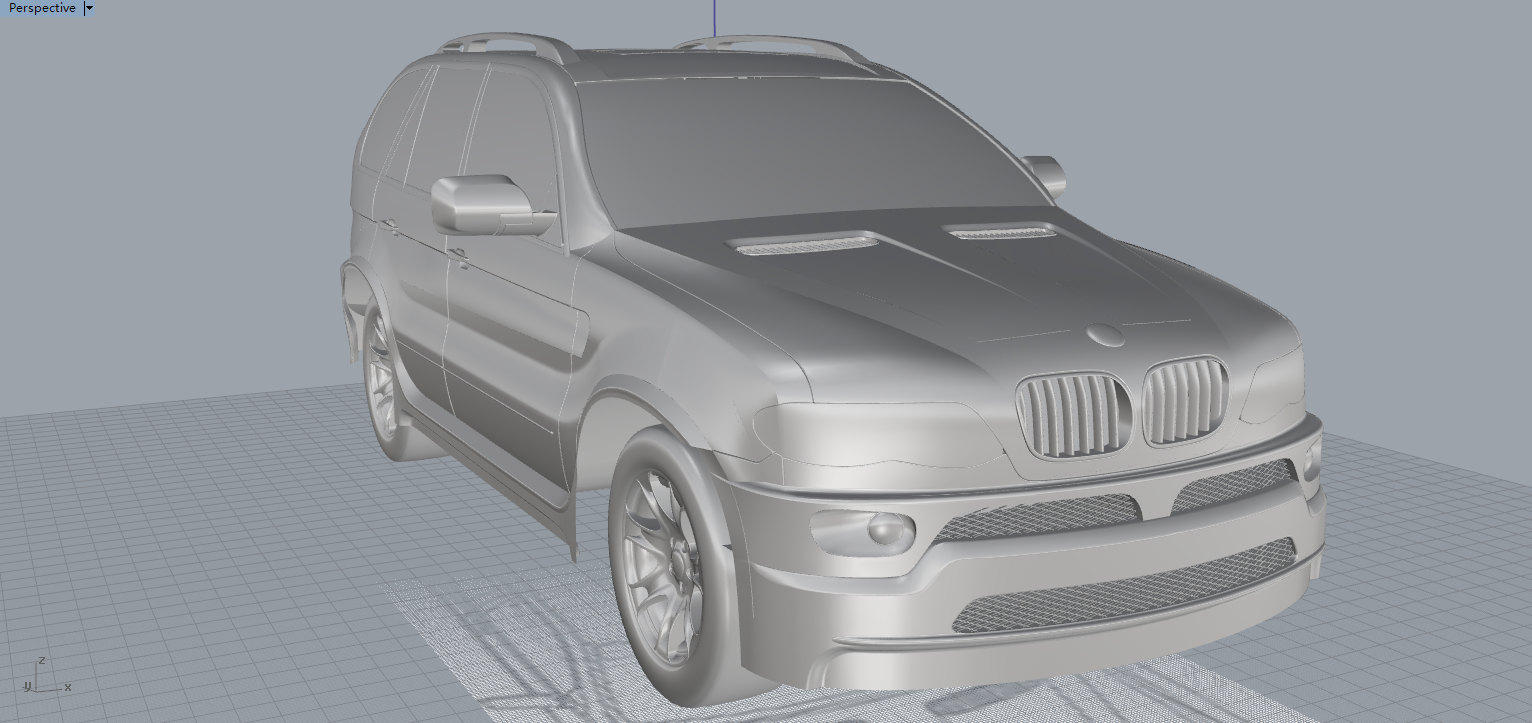 BMWX5几年前的学习模型，适合当作业教哦！