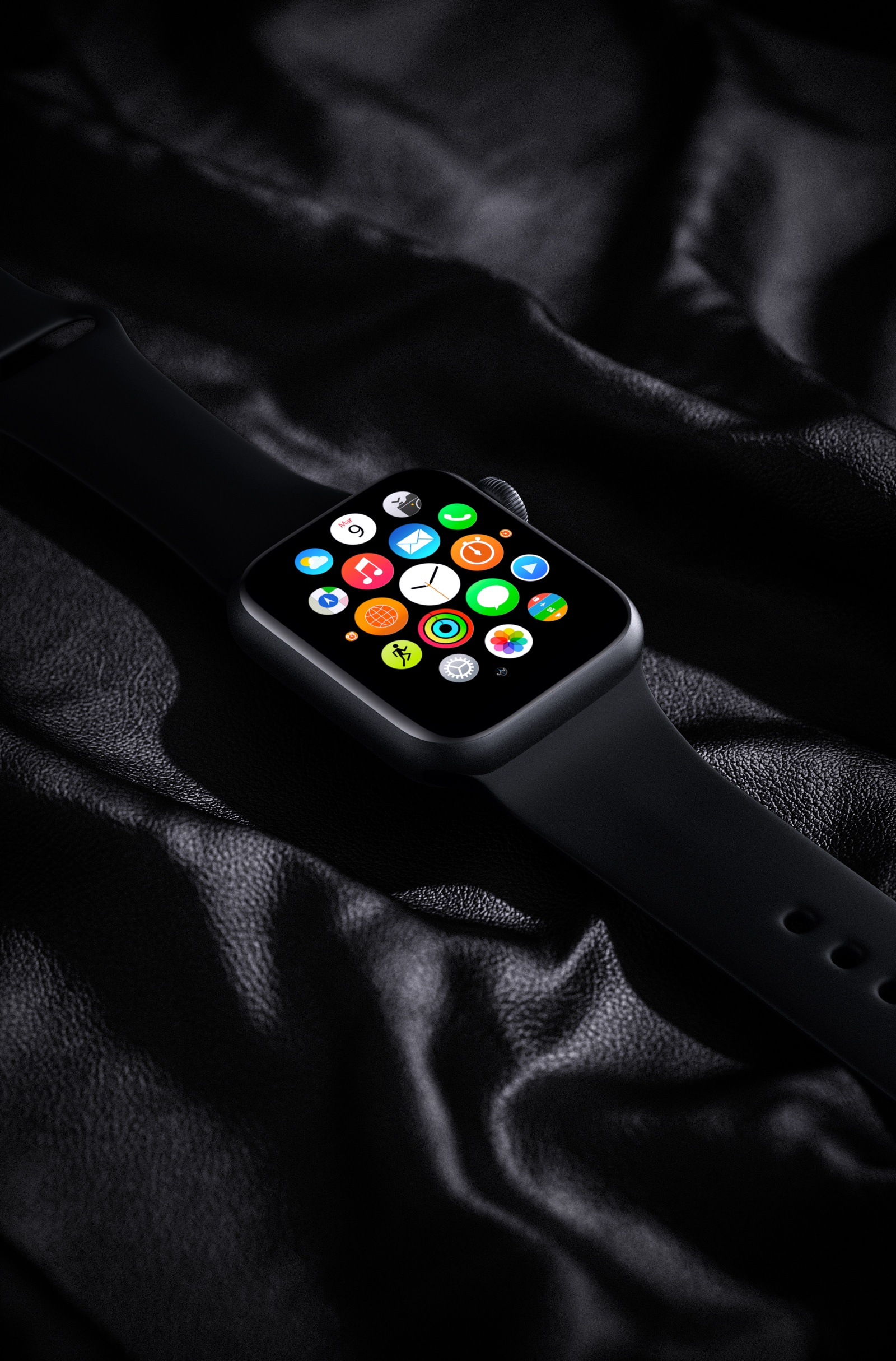 Apple Watch 手表 场景图 皮革 布料 模型 源文件