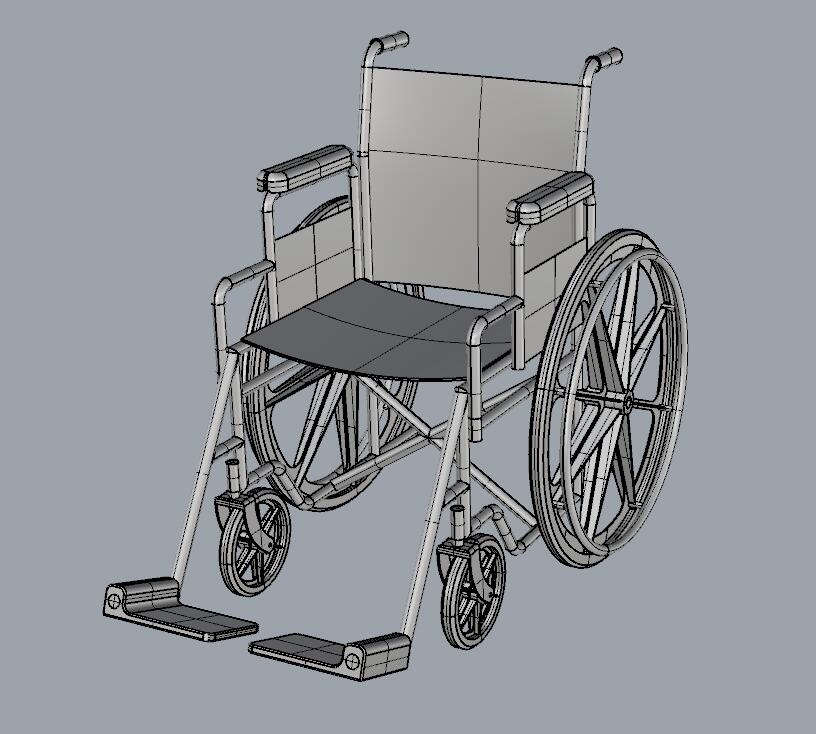 一个轮椅模型
