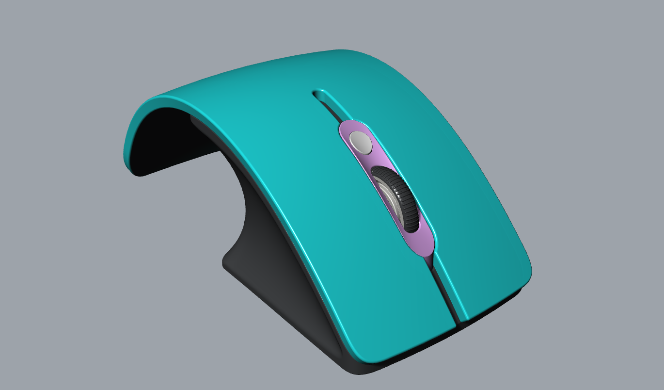 鼠标创新高端曲面时尚新颖无线智能设计