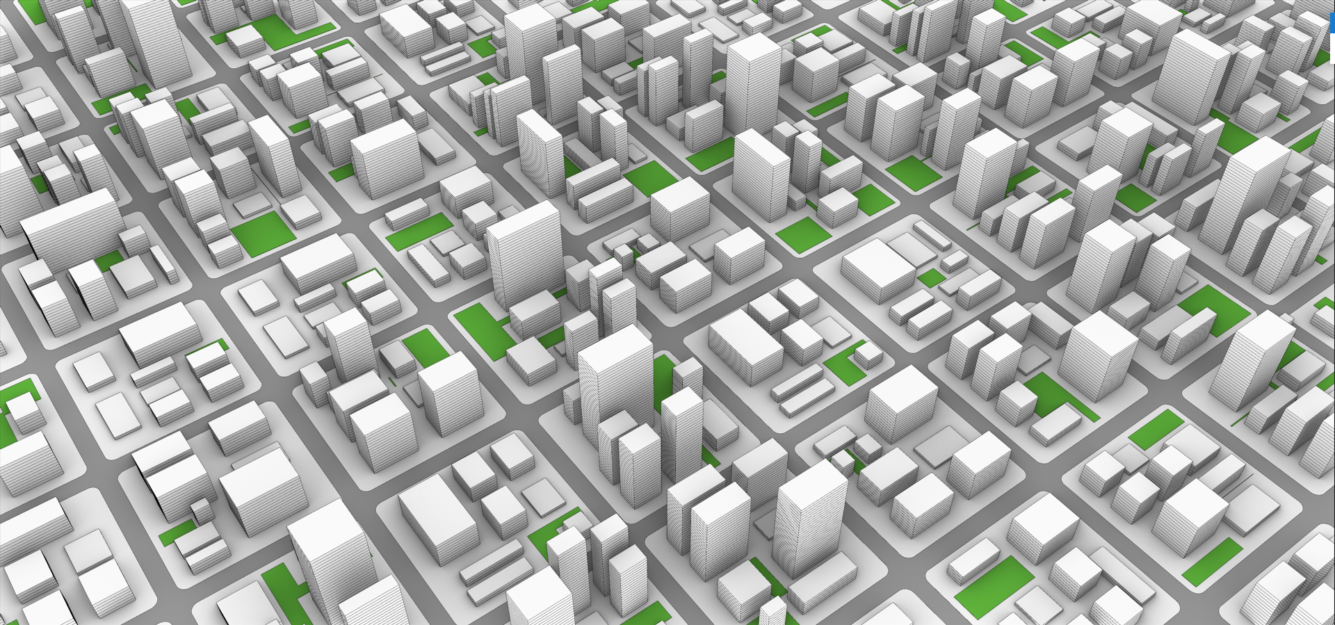 指定容积率范围自动生成城市体块